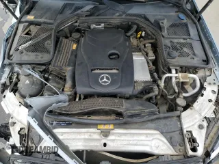 2015 Mercedes-Benz C-Class C 300 with VIN 55SWF4JB3FU072870, listed as a Copart auction lot 45989365 with 80,019 mi miles and Salvage Title. Bid and sale history available at carsss.com. Image 13.