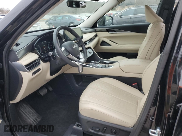 2024 Infiniti QX60 Luxe with VIN 5N1DL1FS9RC355103, listed as a Copart auction lot 45352875 with 9,460 mi miles and Salvage title. Bid and sale history available at DreamBid. Image 7.