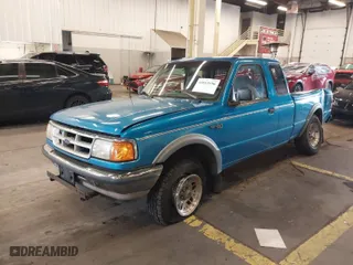 1994 Ford Ranger Splash with VIN 1FTCR15X9RPB31740, listed as a IAAI auction lot 41013596 with 52,610 mi miles. Bid and sale history available at carsss.com. Image 2.