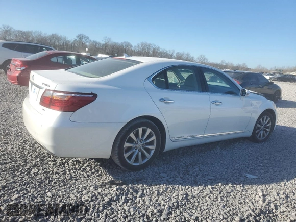 2011 Lexus LS 460 z VIN JTHCL5EF8B5011380, wystawiony jako Copart lot #47326435 z przebiegiem 86 313 mil mil oraz Szkoda całkowita • Salvage title. Historia ofert i sprzedaży dostępna na DreamBid. Obrazek 3.