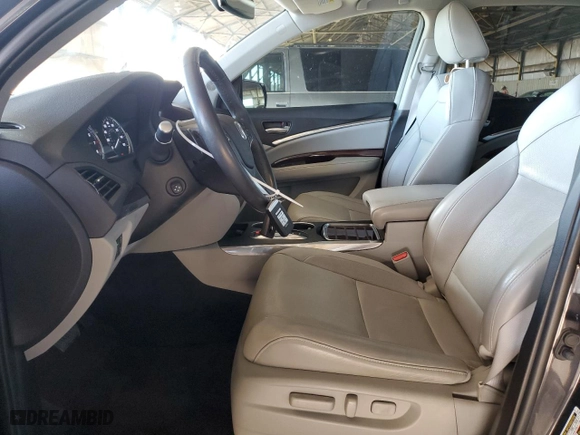 2016 Acura MDX w/Advance with VIN 5FRYD3H95GB017396, listed as a Copart auction lot 78740674 with 54,559 mi miles and Salvage Title. Bid and sale history available at carsss.com. Image 7.