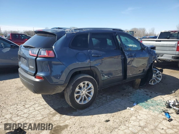 2021 Jeep Cherokee Latitude with VIN 1C4PJMCB7MD209248, listed as a Copart auction lot 47877225 with 20,803 mi miles and Salvage title. Bid and sale history available at DreamBid. Image 3.