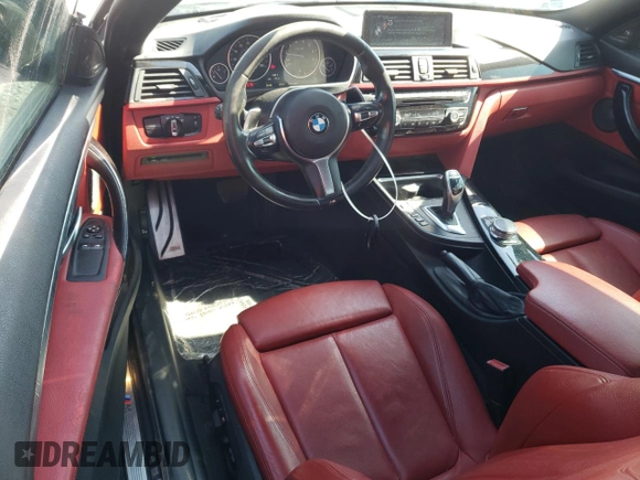 2015 BMW 4 Series 435i xDrive z VIN WBA3R5C56FK189528, wystawiony jako Copart lot #62479085 z przebiegiem 88 442 mil mil oraz Czysty tytuł • Clean title. Historia ofert i sprzedaży dostępna na DreamBid. Obrazek 8.