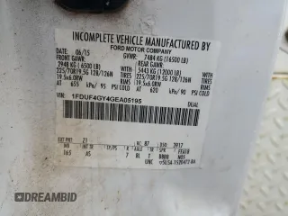 2016 Ford F-450 XL с VIN 1FDUF4GY4GEA05195, выставлен на аукционе Copart как лот 61210785 с пробегом 127 014 миль миль и Чистый • Clean title. История ставок и продаж доступна на DreamBid. Изображение 12.