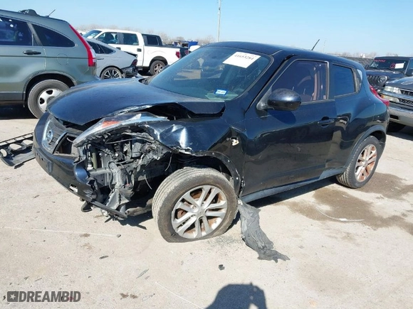 2013 Nissan Juke S with VIN JN8AF5MR9DT226054, listed as a IAAI auction lot 41653284 with 1 mi miles. Bid and sale history available at carsss.com. Image 2.