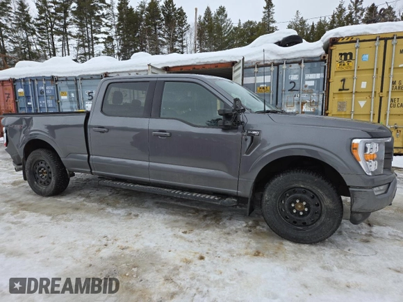 2022 Ford F-150 XL with VIN 1FTFW1E59NFB88380, listed as a Copart auction lot 46898615 with 41,802 mi miles and Salvage Title. Bid and sale history available at carsss.com. Image 4.
