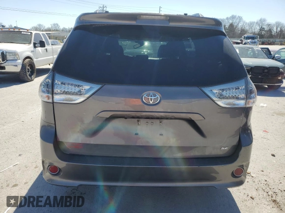2015 Toyota Sienna SE with VIN 5TDXK3DC1FS683332, listed as a Copart auction lot 48803655 with 115,795 mi miles and Clean title. Bid and sale history available at DreamBid. Image 6.