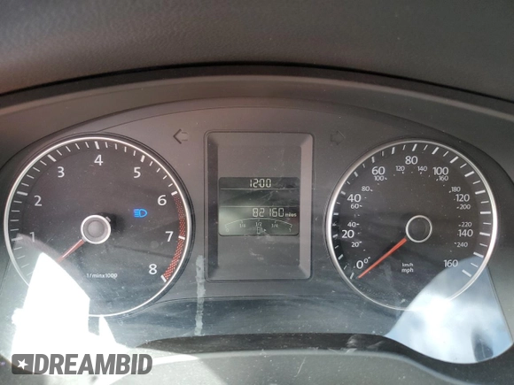 2014 Volkswagen Jetta SE with VIN 3VWD07AJ7EM293656, listed as a Copart auction lot 55077455 with 82,160 mi miles and Salvage title. Bid and sale history available at DreamBid. Image 9.