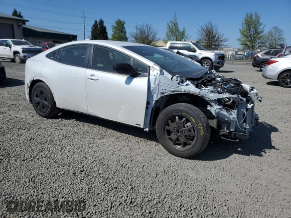 2024 Toyota Prius LE with VIN JTDADABUXR3015714, listed as a Copart auction lot 53824235 with 7,530 mi miles and Salvage title. Bid and sale history available at DreamBid. Image 4.