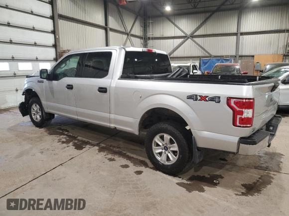 2018 Ford F-150 XL with VIN 1FTFW1E50JFB35013, listed as a Copart auction lot 57240755 with 127,401 mi miles and Salvage title. Bid and sale history available at DreamBid. Image 2.