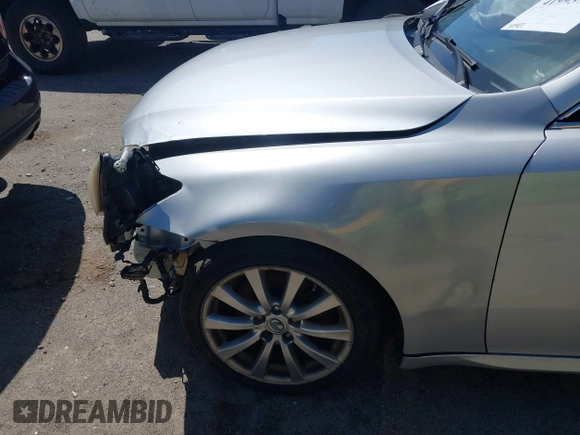 2006 Lexus IS 250 with VIN JTHCK262765001622, listed as a IAAI auction lot 41993744 with 190,407 mi miles and . Bid and sale history available at DreamBid. Image 12.
