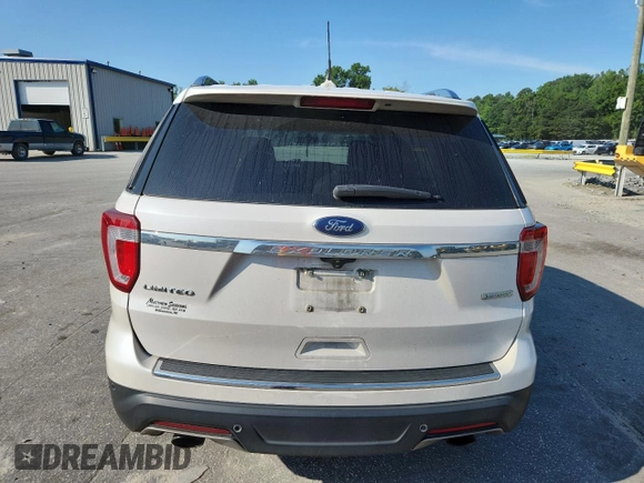 2018 Ford Explorer Limited with VIN 1FM5K7FH5JGA76324, listed as a Copart auction lot 60721195 with 205,423 mi miles and Salvage title. Bid and sale history available at DreamBid. Image 6.