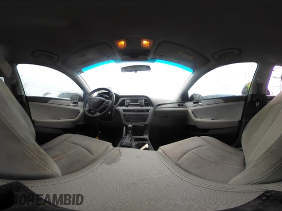 2015 Hyundai Sonata 2.4L SE with VIN 5NPE24AF7FH188232, listed as a IAAI auction lot 41811518 with 140,850 mi miles. Bid and sale history available at carsss.com. Image 18.