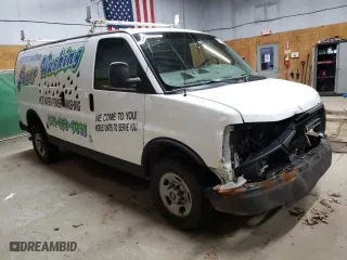 2009 GMC Savana Cargo Van with VIN 1GTGG25C791104713, listed as a Copart auction lot 86915354 with 0 mi miles and Clean Title. Bid and sale history available at carsss.com. Image 4.
