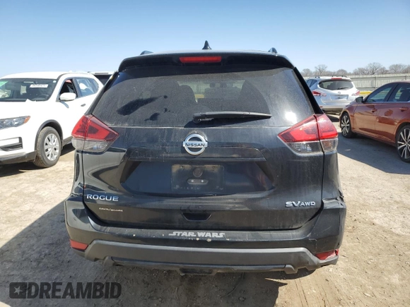 2017 Nissan Rogue SL with VIN 5N1AT2MV4HC758023, listed as a Copart auction lot 48756585 with 176,000 mi miles and Salvage Title. Bid and sale history available at carsss.com. Image 6.