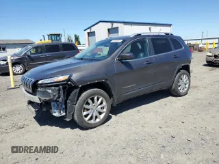 2014 Jeep Cherokee Limited z VIN 1C4PJMDS1EW170001, wystawiony jako Copart lot #57645655 z przebiegiem 154 098 mil mil oraz Szkoda całkowita • Salvage title. Historia ofert i sprzedaży dostępna na DreamBid. Obrazek 1.
