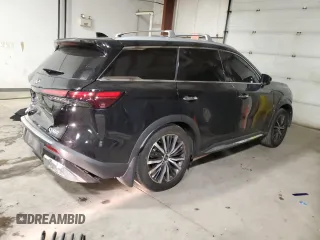 2022 Infiniti QX60 Sensory with VIN 5N1DL1GS6NC339921, listed as a Copart auction lot 83871054 with 23,570 mi miles and Salvage title. Bid and sale history available at DreamBid. Image 3.
