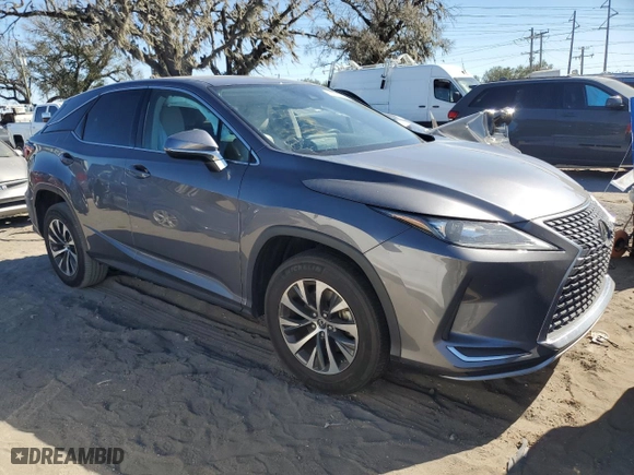 2022 Lexus RX with VIN 2T2AZMAA1NC228154, listed as a Copart auction lot 81828124 with 45,689 mi miles and Salvage Title. Bid and sale history available at carsss.com. Image 4.
