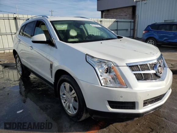 2012 Cadillac SRX Luxury Collection with VIN 3GYFNAE30CS599476, listed as a Copart auction lot 89183145 with 51,157 mi miles and Salvage Title. Bid and sale history available at carsss.com. Image 4.