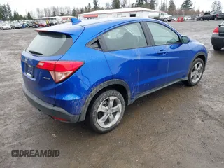 2018 Honda HR-V LX with VIN 3CZRU6H37JM712432, listed as a IAAI auction lot 41777654 with 14,385 mi miles. Bid and sale history available at carsss.com. Image 4.