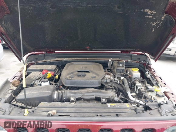 2021 Jeep Wrangler Unlimited Willys with VIN 1C4HJXDN5MW840857, listed as a IAAI auction lot 41885671 with 19,709 mi miles and . Bid and sale history available at DreamBid. Image 10.