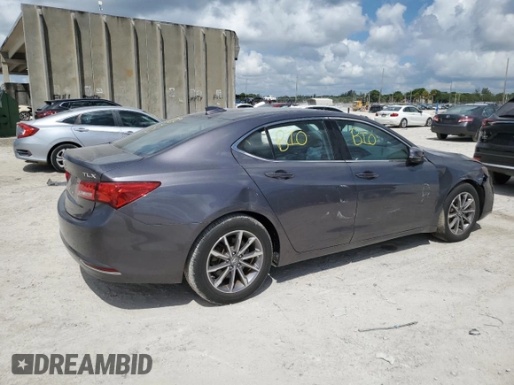 2020 Acura TLX w/Technology Pkg with VIN 19UUB1F57LA000890, listed as a Copart auction lot 67712433 with 27,042 mi miles. Bid and sale history available at carsss.com. Image 3.