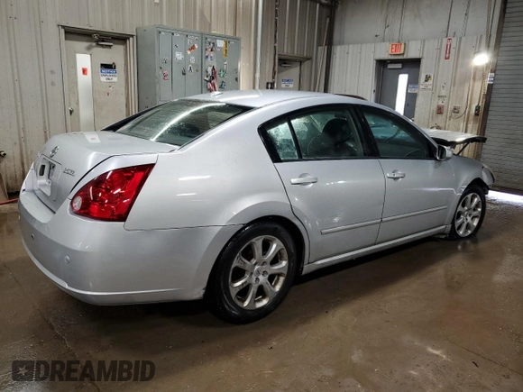 2008 Nissan Maxima SE with VIN 1N4BA41EX8C801641, listed as a Copart auction lot 50396645 with 194,757 mi miles and Salvage title. Bid and sale history available at DreamBid. Image 3.