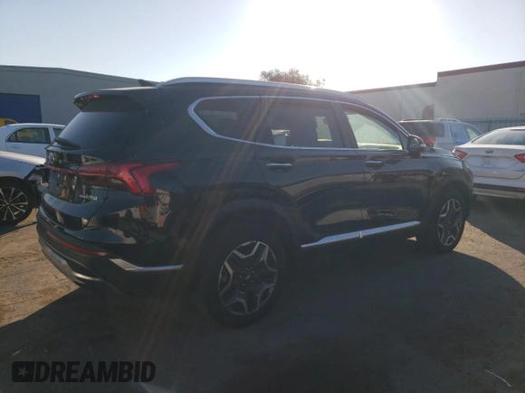 2023 Hyundai Santa Fe Hybrid SEL Premium with VIN 5NMS3DA12PH019898, listed as a Copart auction lot 72786484 with 8,771 mi miles and Non Repairable. Bid and sale history available at carsss.com. Image 3.