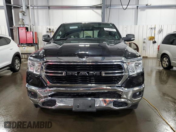 2020 Ram 1500 Big Horn with VIN 1C6RRFFGXLN302396, listed as a Copart auction lot 61240425 with 81,681 mi miles and Salvage title. Bid and sale history available at DreamBid. Image 5.