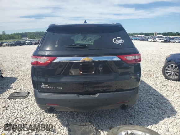 2020 Chevrolet Traverse LS with VIN 1GNEVLKW0LJ240438, listed as a Copart auction lot 58649684 with 0 mi miles and Non Repairable. Bid and sale history available at carsss.com. Image 6.