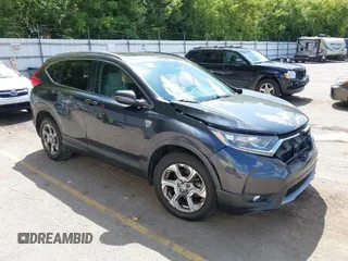 2018 Honda CR-V EX-L with VIN 5J6RW2H81JL018514, listed as a IAAI auction lot 40157658 with 82,077 mi miles. Bid and sale history available at carsss.com. Image 1.
