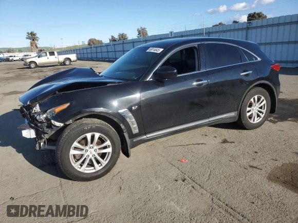 2014 Infiniti QX70 z VIN JN8CS1MU0EM450679, wystawiony jako Copart lot #49014645 z przebiegiem 212 186 mil mil oraz Szkoda całkowita • Salvage title. Historia ofert i sprzedaży dostępna na DreamBid. Obrazek 1.