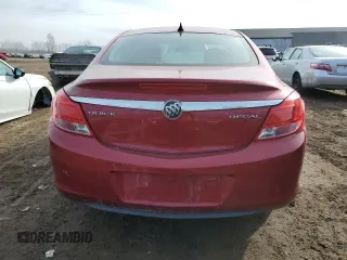 2013 Buick Regal with VIN 2G4GR5ERXD9215501, listed as a Copart auction lot 42006994 with 48,385 mi miles and Salvage Title. Bid and sale history available at carsss.com. Image 6.