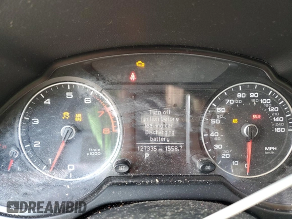 2013 Audi Q5 Premium Plus with VIN WA1LFAFP7DA091851, listed as a Copart auction lot 59974945 with 127,335 mi miles and Salvage title. Bid and sale history available at DreamBid. Image 9.