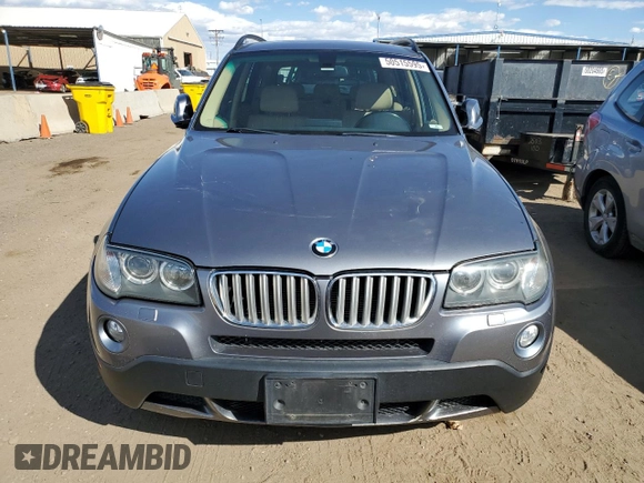 2010 BMW X3 xDrive30i with VIN WBXPC9C4XAWJ33035, listed as a Copart auction lot 50515595 with 161,740 mi miles and Clean Title. Bid and sale history available at carsss.com. Image 5.