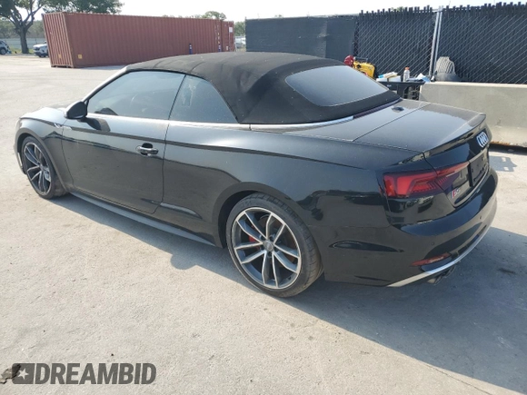 2018 Audi S5 Premium Plus z VIN WAUY4GF53JN005066, wystawiony jako Copart lot #58179525 z przebiegiem 134 210 mil mil oraz Tytuł czysty. Historia ofert i sprzedaży dostępna na DreamBid. Obrazek 2.
