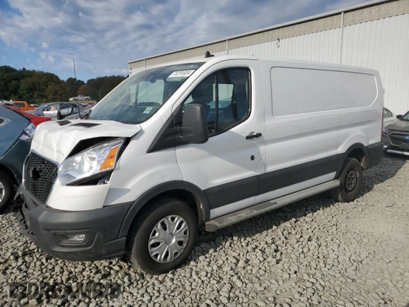 2021 Ford Transit Cargo with VIN 1FTBR1Y87MKA44540, listed as a Copart auction lot 74791034 with 128,242 mi miles and Salvage title. Bid and sale history available at DreamBid. Image 1.