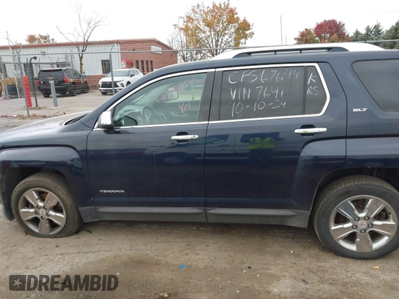 2015 GMC Terrain SLT with VIN 2GKFLYE32F6357641, listed as a IAAI auction lot 40746123 with 117,291 mi miles. Bid and sale history available at carsss.com. Image 14.