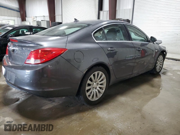 2011 Buick Regal CXL RL3 with VIN W04GR5EC5B1003777, listed as a Copart auction lot 42701105 with Not provided miles and Salvage title. Bid and sale history available at DreamBid. Image 3.