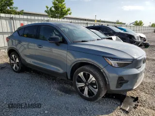 2023 Volvo C40 Recharge Pure Electric Plus with VIN YV4ED3GL7P2035836, listed as a Copart auction lot 54686744 with 535 mi miles and Salvage Title. Bid and sale history available at carsss.com. Image 4.
