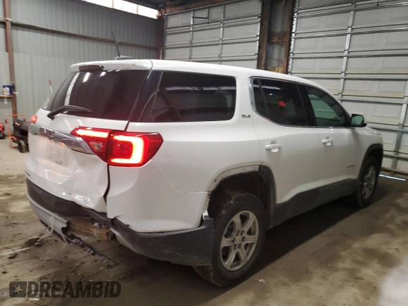 2017 GMC Acadia SLE with VIN 1GKKNRLA9HZ256037, listed as a Copart auction lot 44131445 with 89,797 mi miles and Salvage title. Bid and sale history available at DreamBid. Image 3.