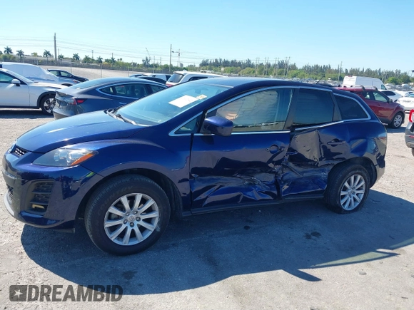 2010 Mazda CX-7 SV with VIN JM3ER2W5XA0311034, listed as a IAAI auction lot 41662042 with 151,470 mi miles. Bid and sale history available at carsss.com. Image 6.