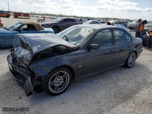 2000 BMW 5 Series 540iA with VIN WBADN6341YGM69313, listed as a Copart auction lot 78801034 with 95,733 mi miles and Salvage Title. Bid and sale history available at carsss.com. Image 1.