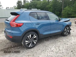 2023 Volvo XC40 Ultimate Dark Theme z VIN YV4L12UX6P2087430, wystawiony jako Copart lot #62543495 z przebiegiem 1 960 mil mil oraz Szkoda całkowita • Salvage title. Historia ofert i sprzedaży dostępna na DreamBid. Obrazek 3.