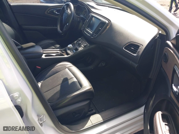 2015 Chrysler 200 C with VIN 1C3CCCEG0FN584234, listed as a IAAI auction lot 41867165 with 107,366 mi miles. Bid and sale history available at carsss.com. Image 5.