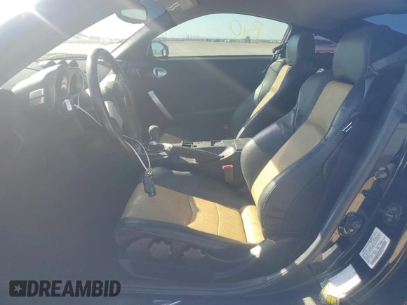 2005 Nissan 350Z Touring with VIN JN1AZ34E55M653623, listed as a Copart auction lot 81674934 with Not Provided miles and Non Repairable. Bid and sale history available at DreamBid. Image 7.