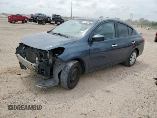 2015 Nissan Versa SV with VIN 3N1CN7AP1FL884628, listed as a Copart auction lot 57210005 with 188,069 mi miles and Salvage title. Bid and sale history available at DreamBid. Image 1.