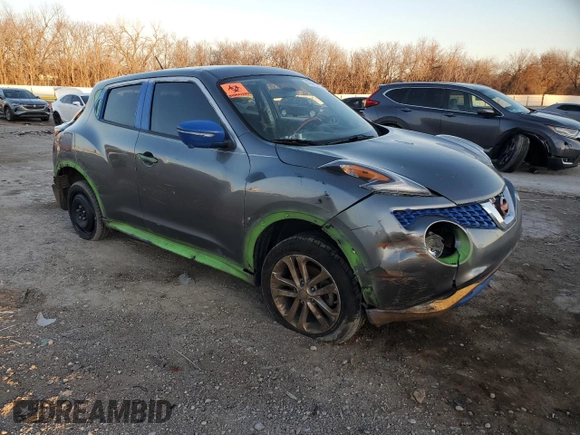 2015 Nissan Juke SV with VIN JN8AF5MR9FT509461, listed as a Copart auction lot 47479255 with 133,204 mi miles and Salvage Title. Bid and sale history available at carsss.com. Image 4.