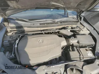 2015 Acura TLX V6 Tech with VIN 19UUB3F59FA007808, listed as a Copart auction lot 48681395 with 0 mi miles and Salvage Title. Bid and sale history available at carsss.com. Image 11.