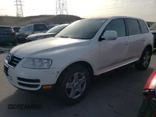 2006 Volkswagen Touareg 3.2L V6 with VIN WVGZG77L86D022191, listed as a Copart auction lot 85043204 with 182,766 mi miles and Salvage Title. Bid and sale history available at DreamBid. Image 1.